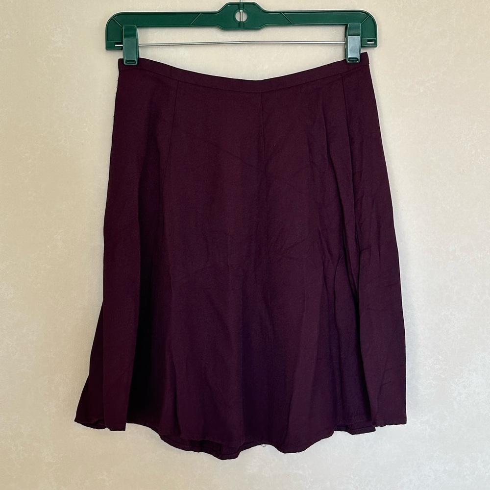 Vintage mini skirt, size small, purple